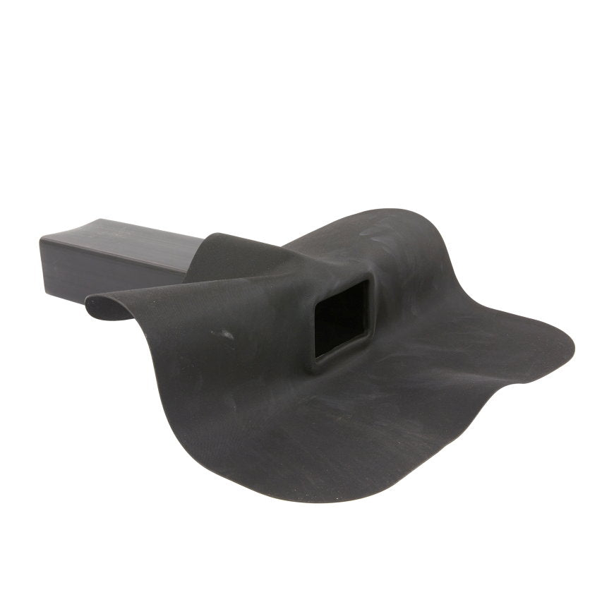 EPDM afvoer 60 x 80 x 300 mm ( 90 graden )