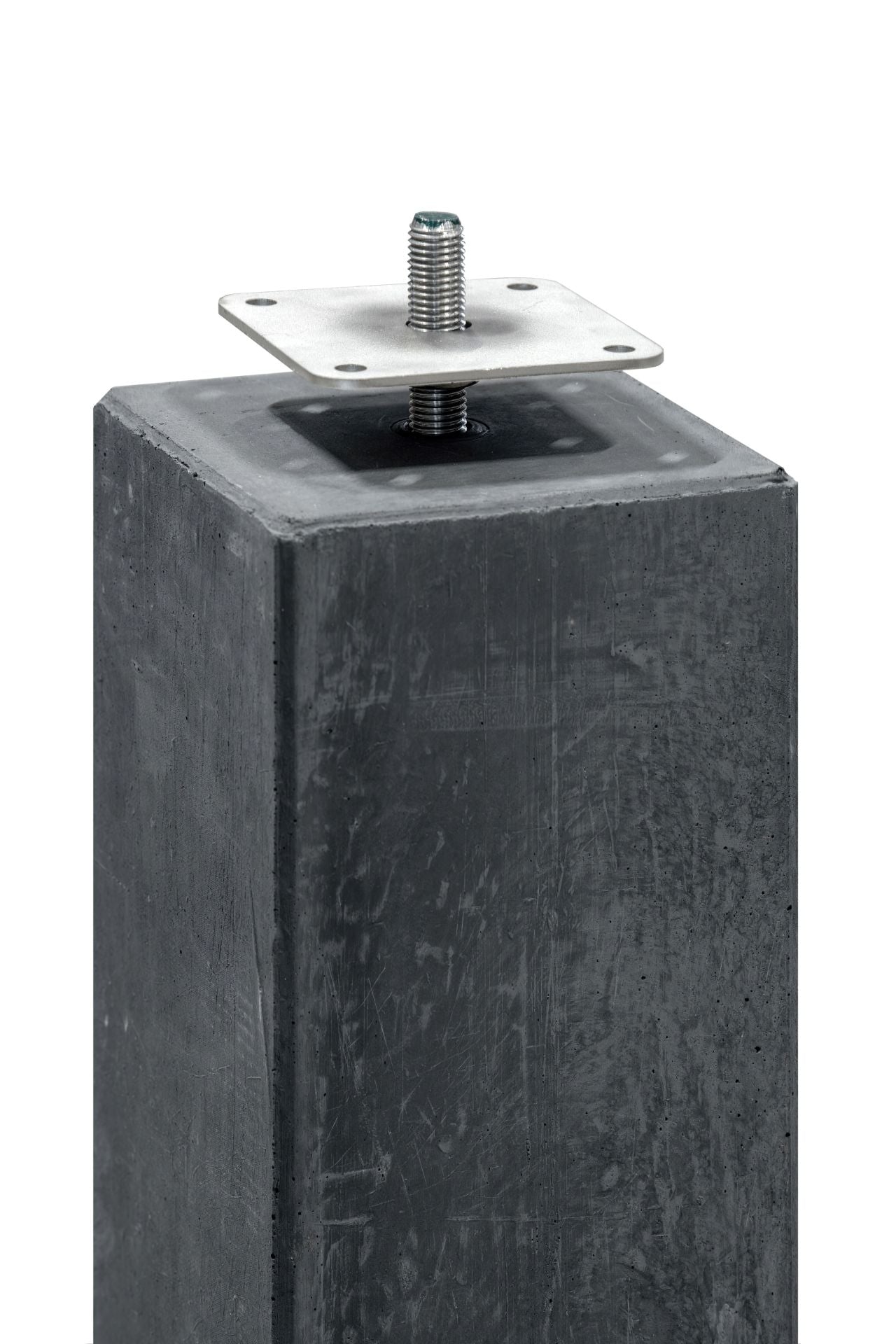 Berton betonpoer antraciet 15 x 15 x 60 cm voor houten paal