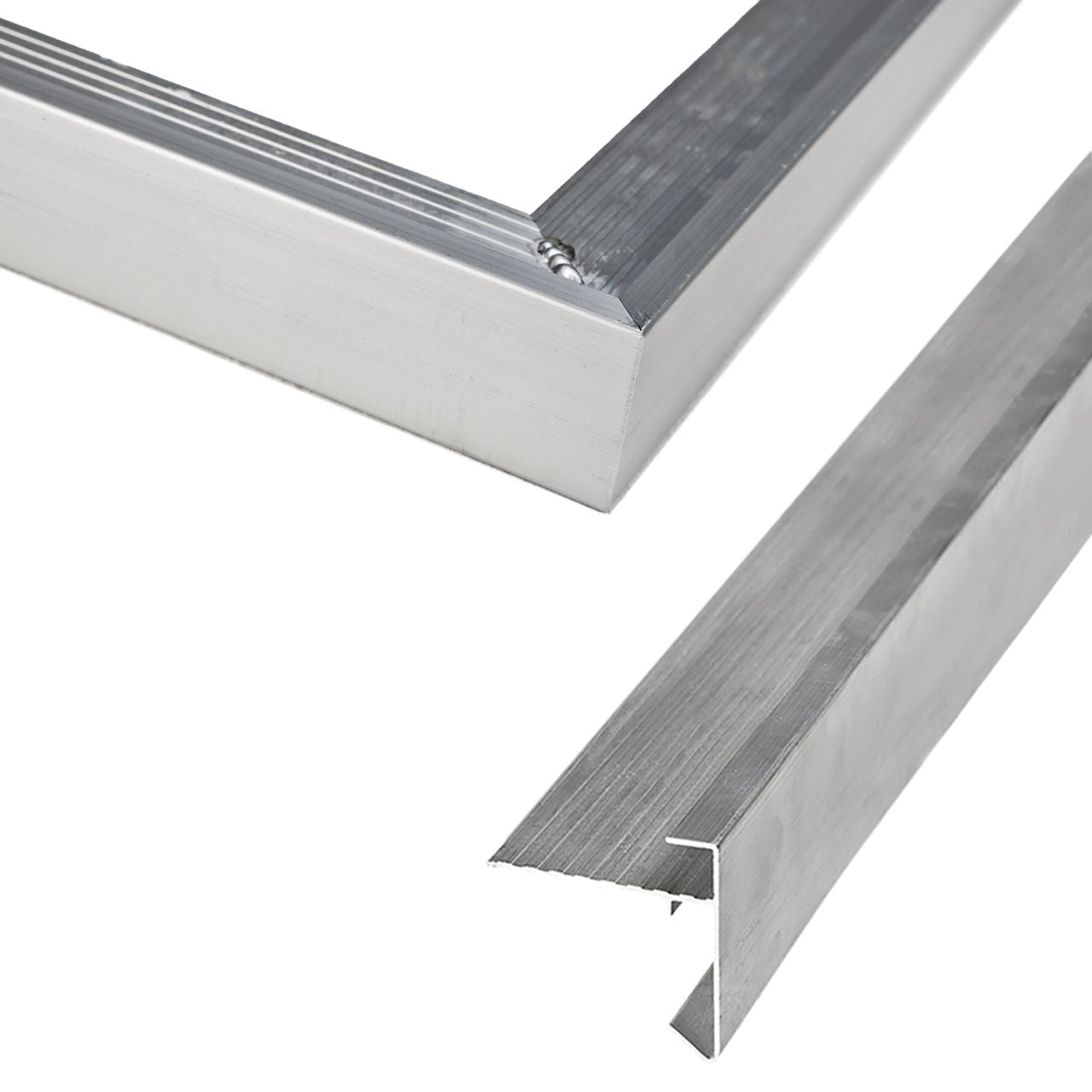 Aluminium daktrim 4,5 x 4,5 x 50 cm