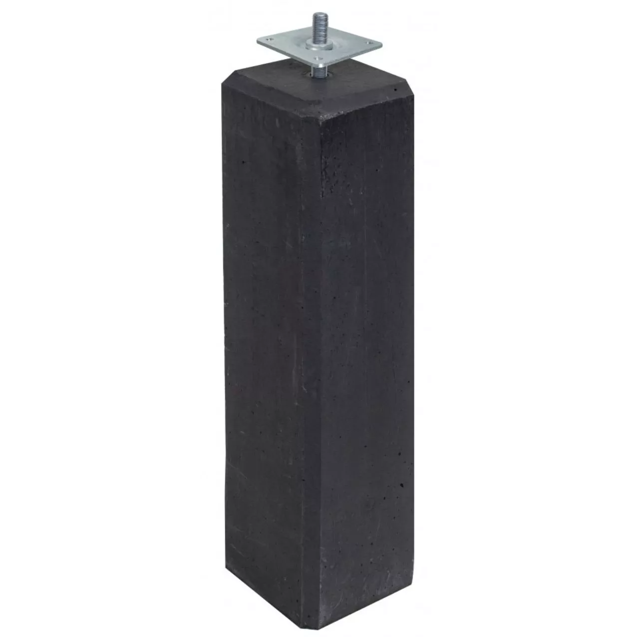 Betonpoer 15.0 x 15.0 cm Antraciet Met Vellingkant
