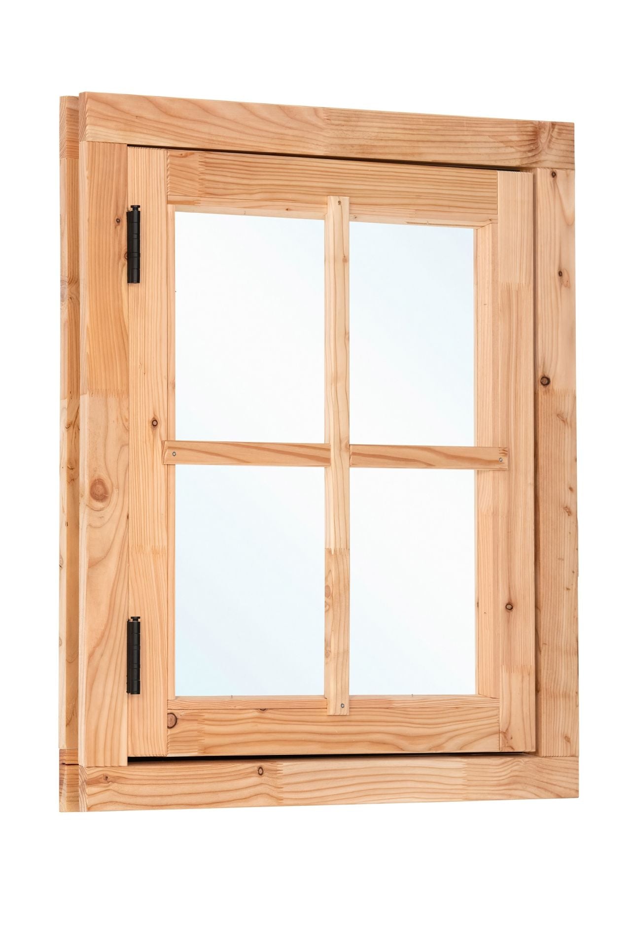 Douglas draairaam dubbelglas 4-ruits 90 x 105 cm linksdraaiend