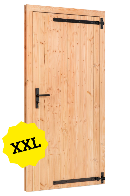 Douglas enkele dichte klampdeur XXL 120 x 215 cm rechtsdraaiend